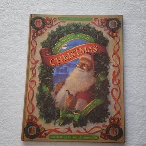 The Night Before Christmas Book Hard Cover Holiday Story Reading Kids Classic
